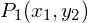 P_1(x_1,y_2)